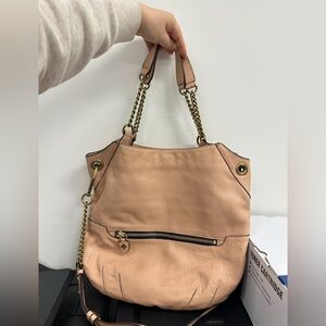 OrYANY pebbled leather handbag Sydney Almond